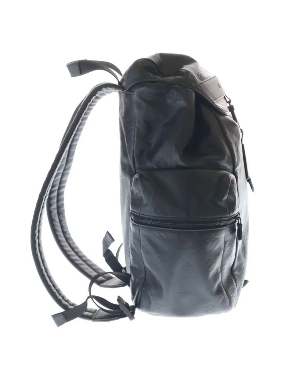 Louis Vuitton Monogram Shadow Discovery Backpack Black Leather